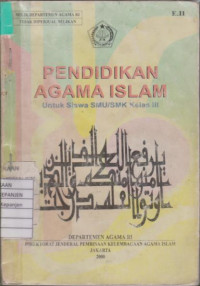 Pendidikan Agama Islam untuk Siswa SMU/SMK Kelas III