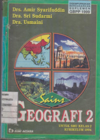 Sains Geografi 2 untuk SMU Kelas 2 Kurikulum 1994