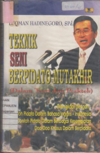 Teknik Seni Berpidato Mutakhir