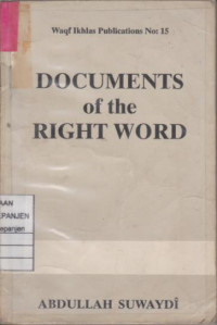 Document Of The Right Word