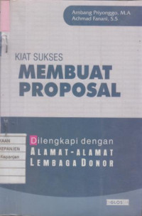 Kiat Sukses Membuat Proposal