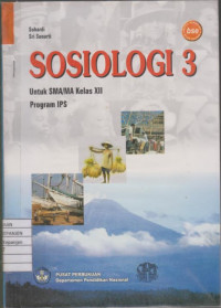 Sosiologi 3 untuk SMA/MA Kelas XII Program IPS