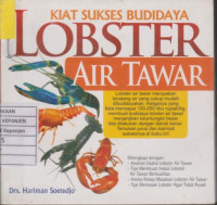 Kiat Sukses Budidaya Lobster Air Tawar