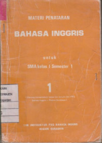 Bahasa Inggris SMA/MA SMK/MAK Kelas X Semester 1