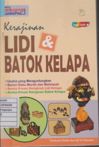 Kerajinan Lidi & Batok Kelapa