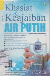 Khasiat & Keajaiban Air Putih