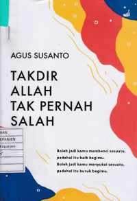 Takdir Allah Tak Pernah Salah