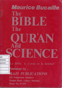 The Bible, The Qur'an, and Science