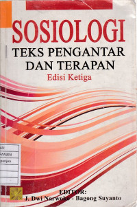 Sosiologi Teks Pengantar dan Terapan Edisi Ketiga