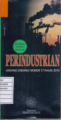 Perindustrian Undang-Undang Nomor 3 Tahun 2014