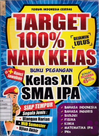 Target 100% Naik Kelas Buku Pegangan Kelas XI SMA IPA