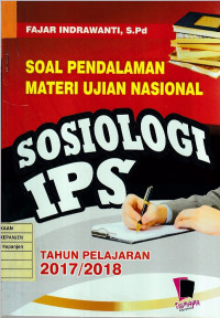 Soal Pendalaman Materi Ujian Nasional Sosiologi IPS Tahun Pelajaran 2017/2018