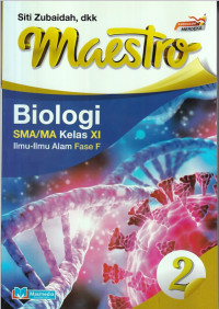 Maestro Biologi 2 SMA/MA Kelas XI Ilmu-Ilmu Alam Fase F Kurikulum Merdeka